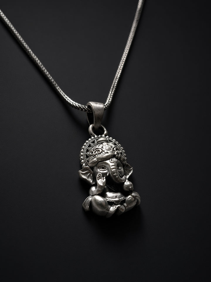 Silver 925 Ganesh Pendant (Men)