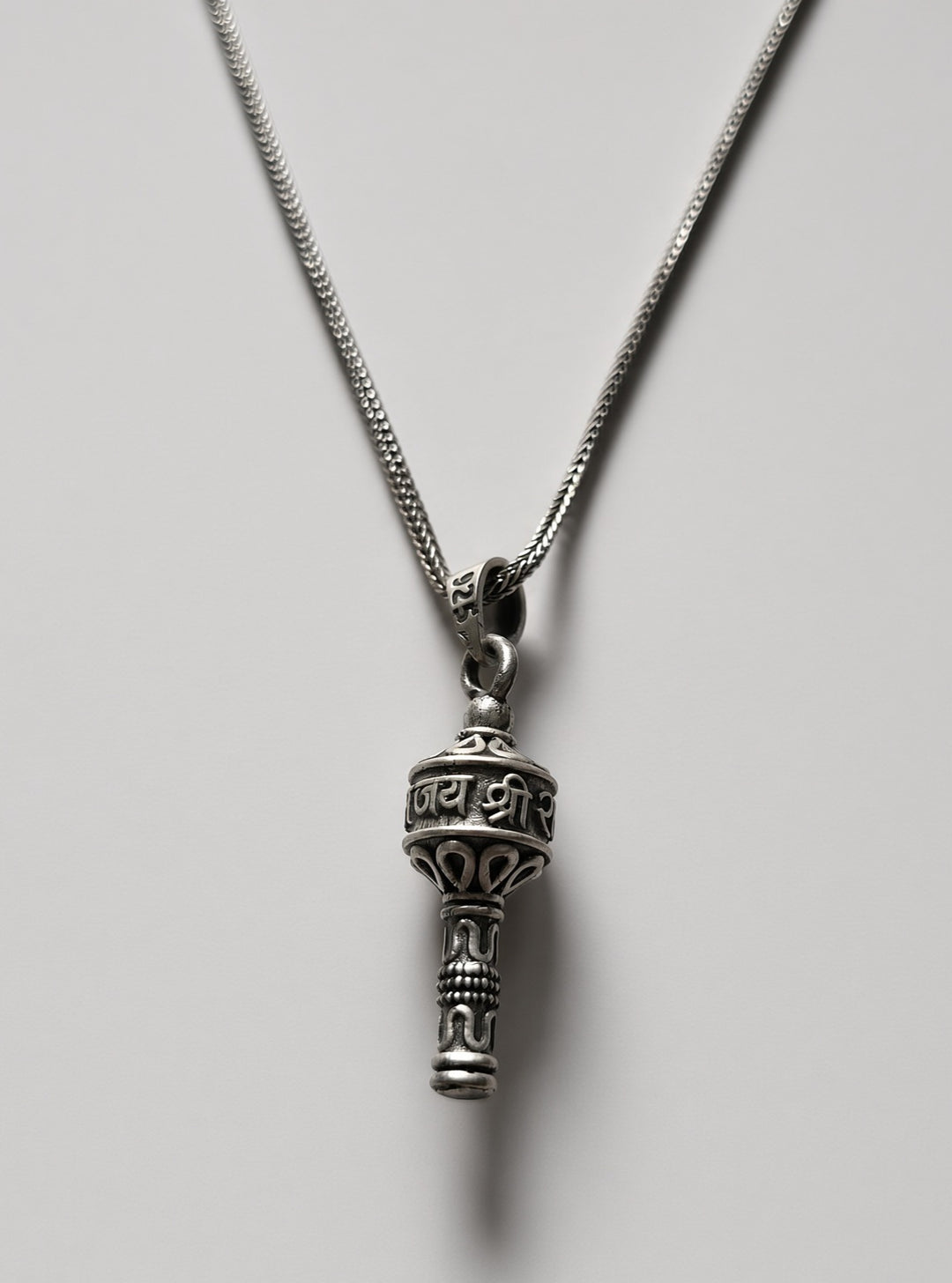 925 Silver Solid Mace Pendant (Men)