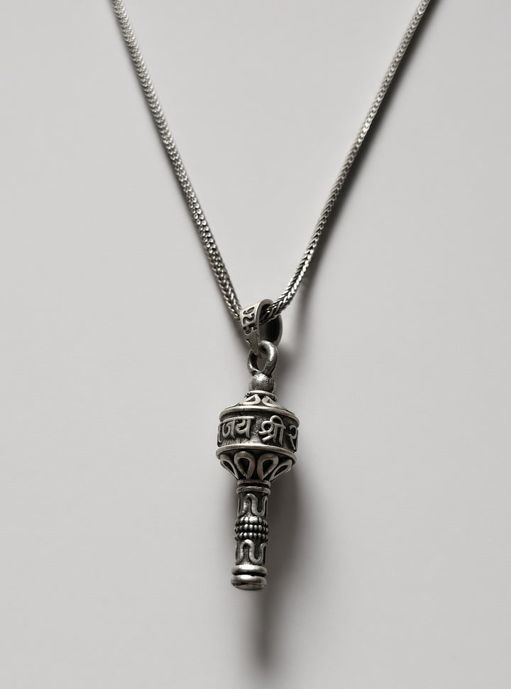 925 Silver Solid Mace Pendant (Men)