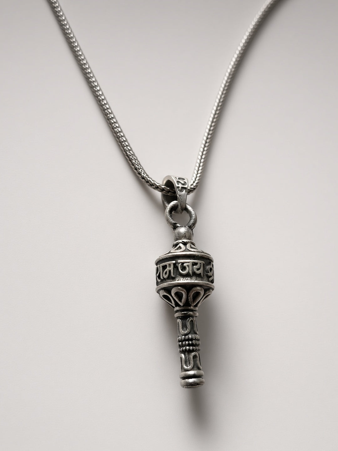 925 Silver Solid Mace Pendant (Men)