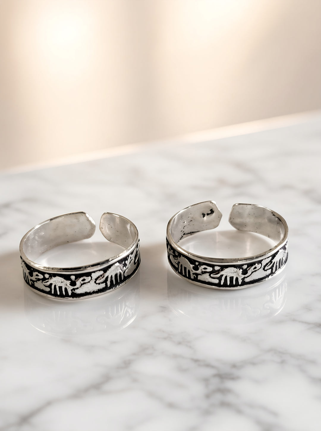 925 Silver Radie Toe Rings