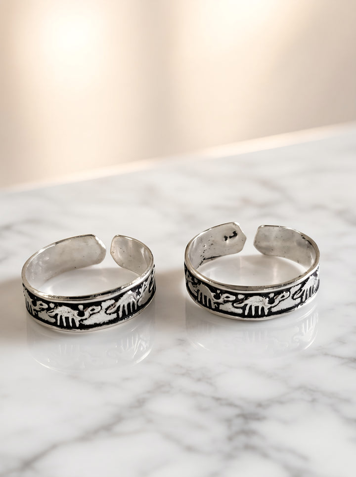 925 Silver Radie Toe Rings