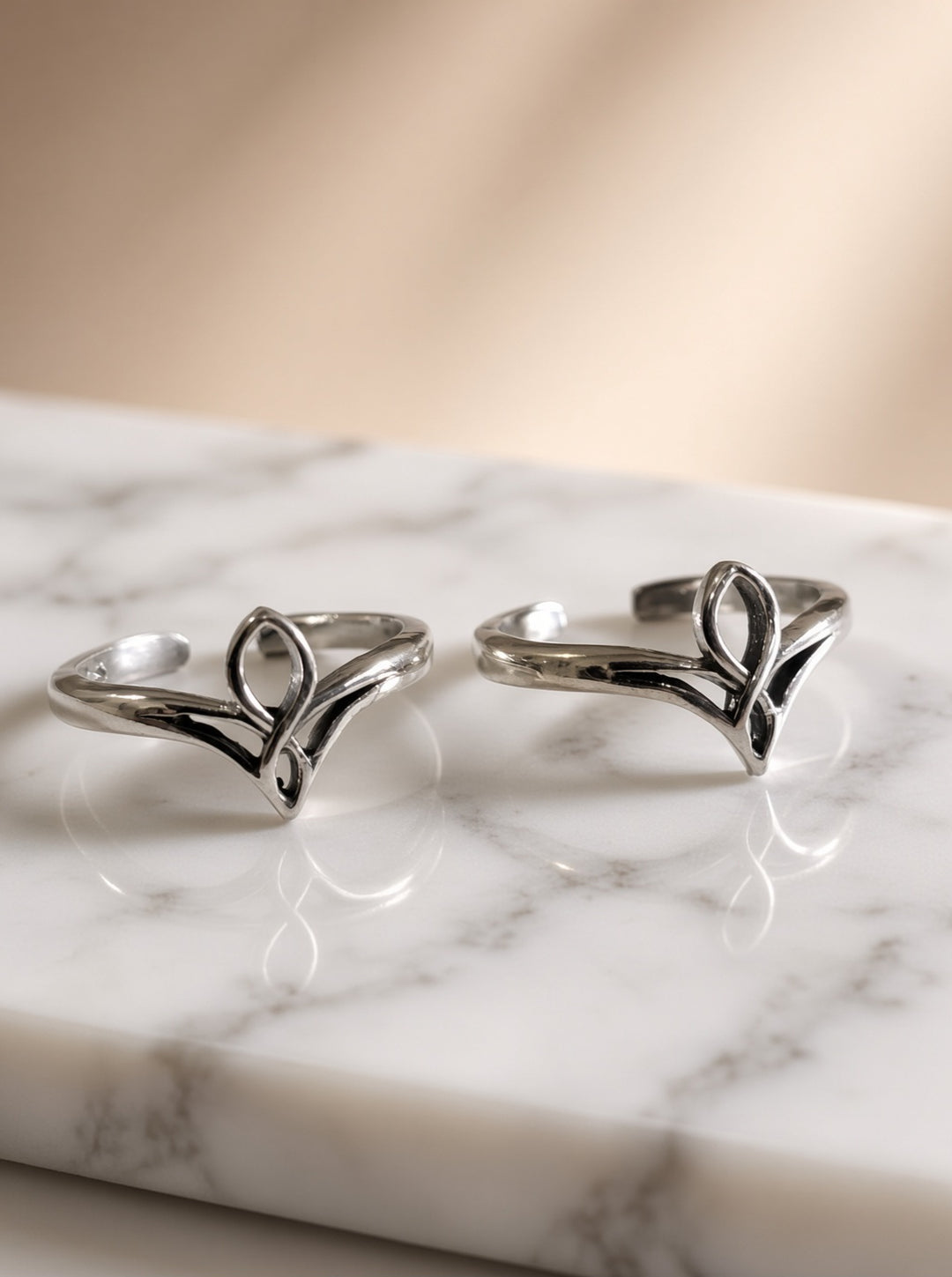 925 Silver Kazie Toe Rings