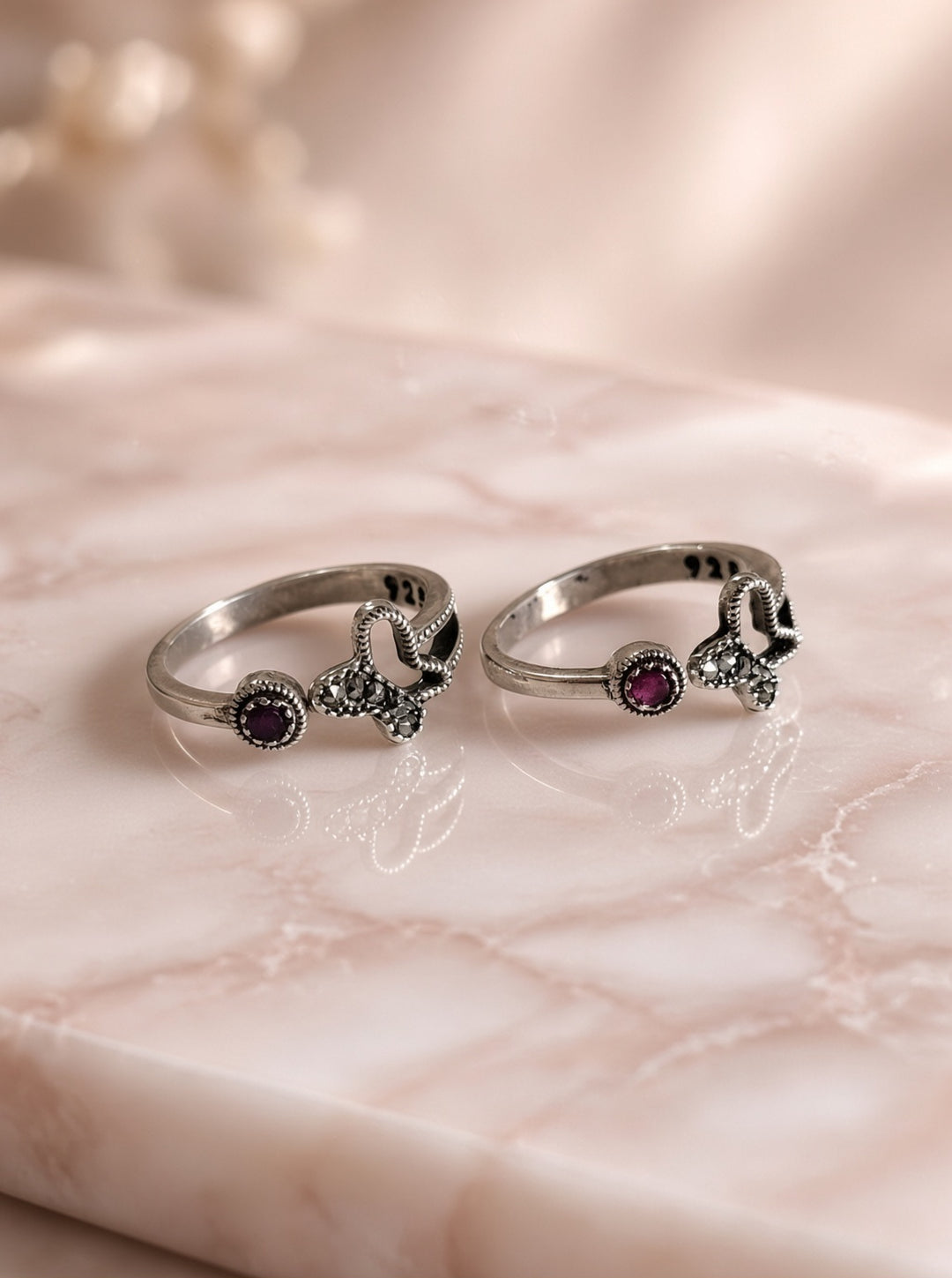 925 Silver Kiyee Toe Rings