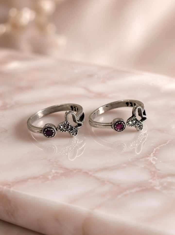 925 Silver Kiyee Toe Rings