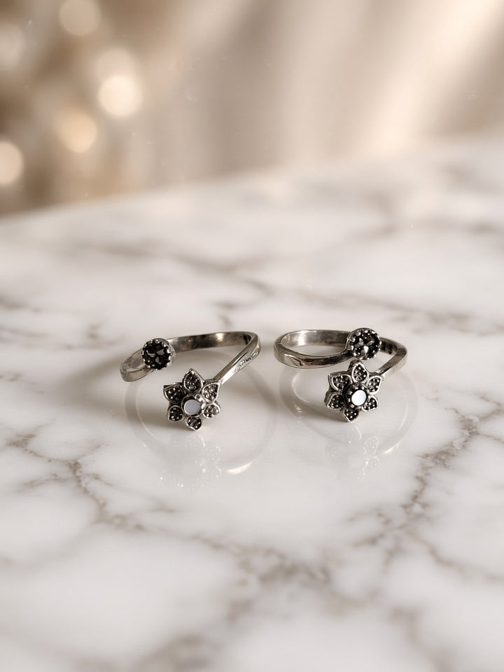 925 Silver Myre Toe Rings