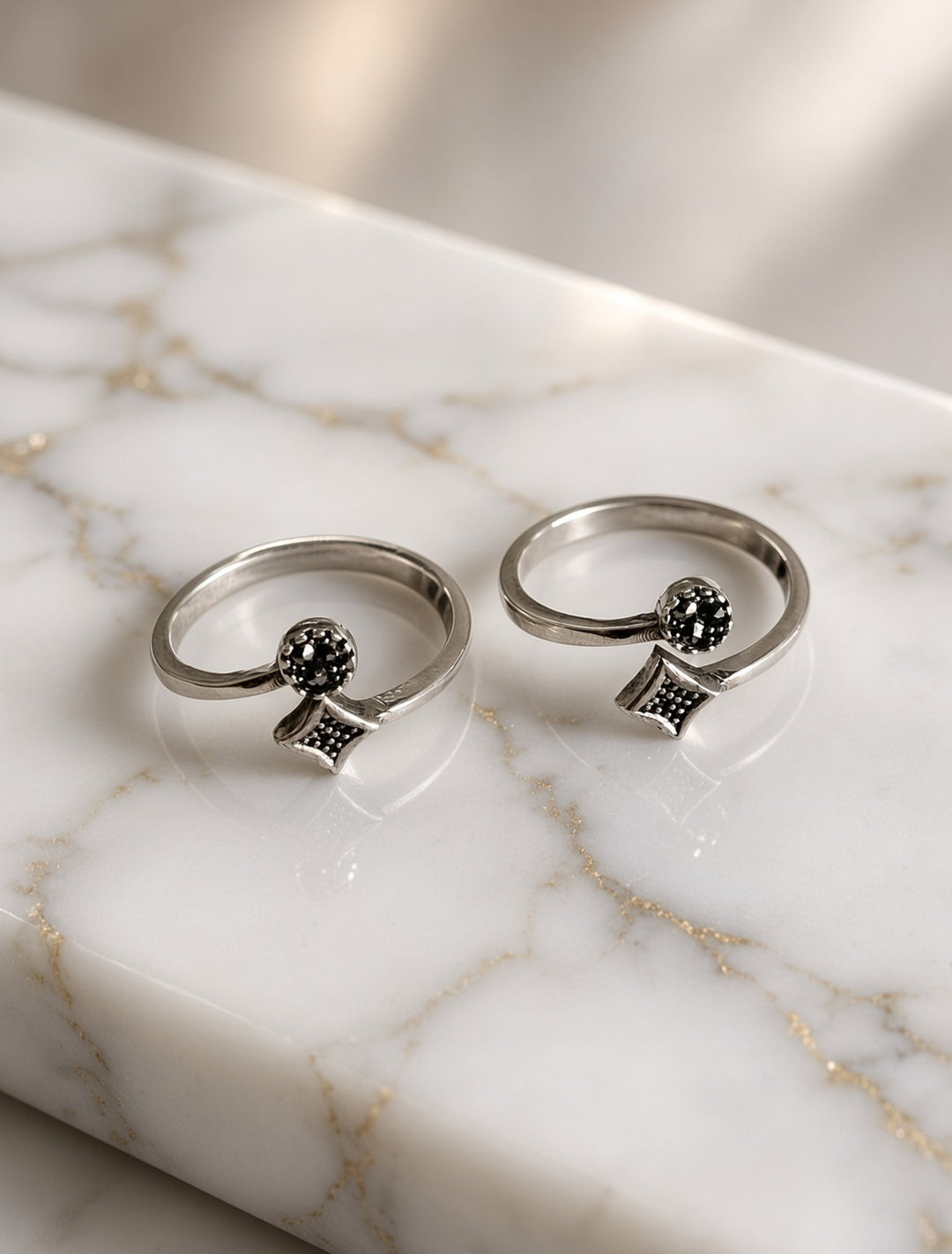 925 Silver Vyie Toe Rings