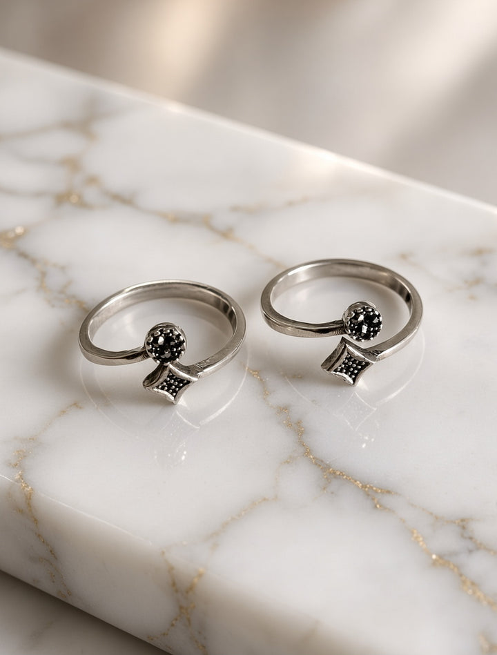 925 Silver Vyie Toe Rings