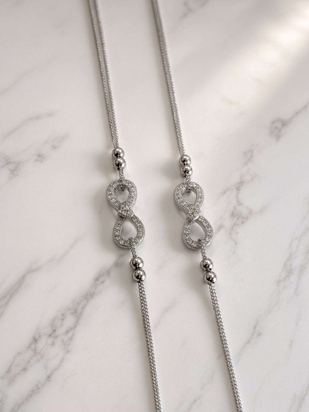 925 Silver Infinity-M Anklet