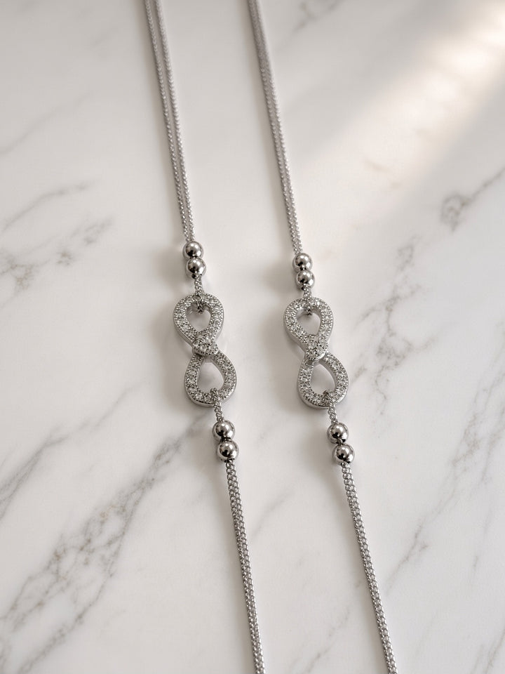 925 Silver Infinity-M Anklet