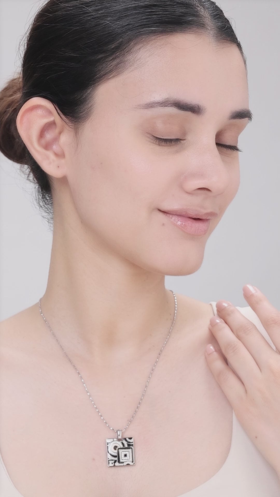 Silver B&W Pendant