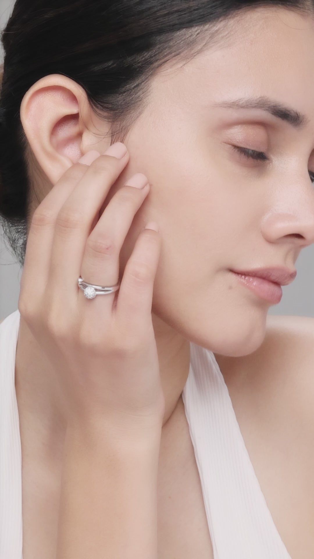 Silver Stone Stacy Ring