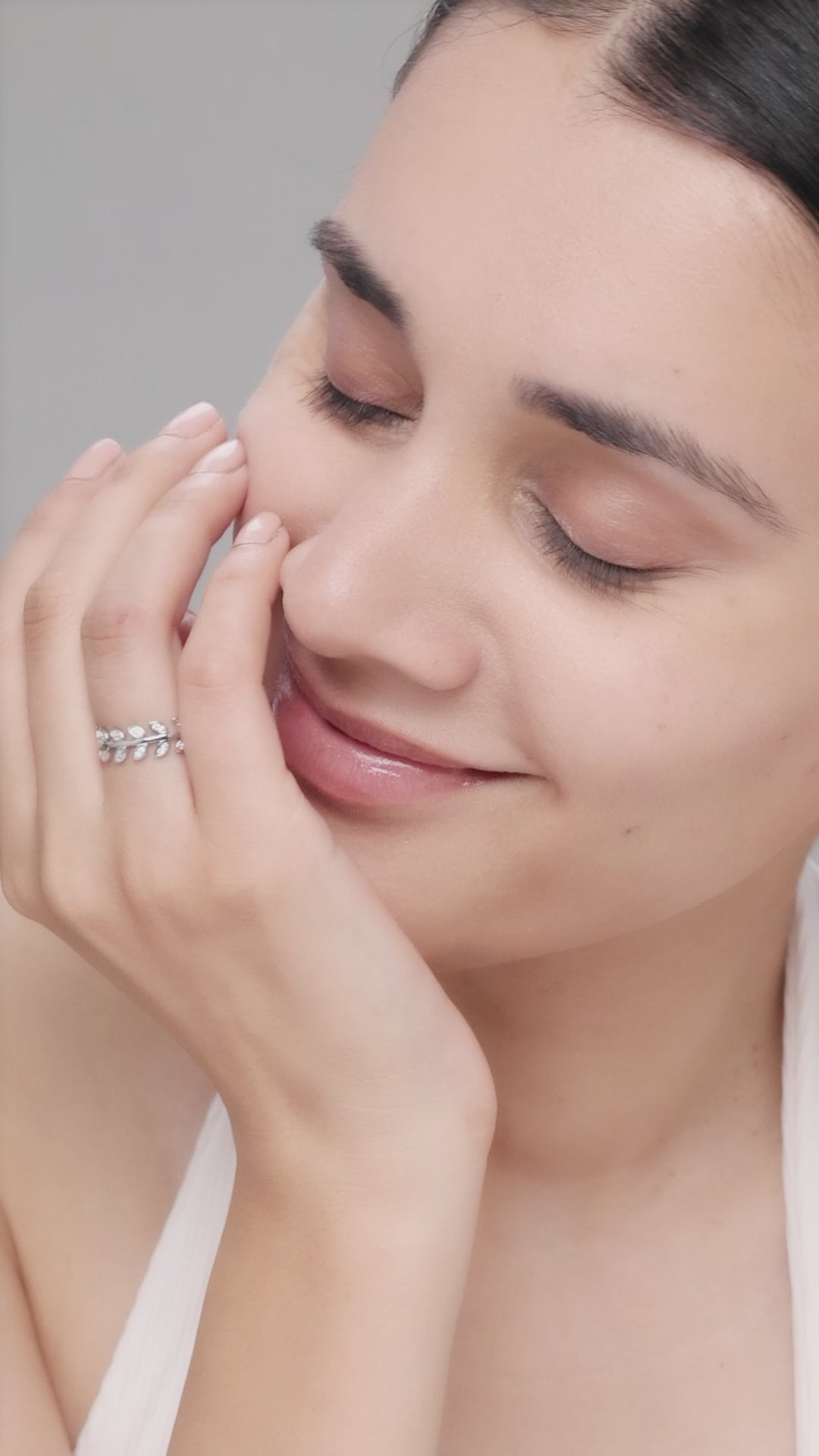 Silver Leafy Ring