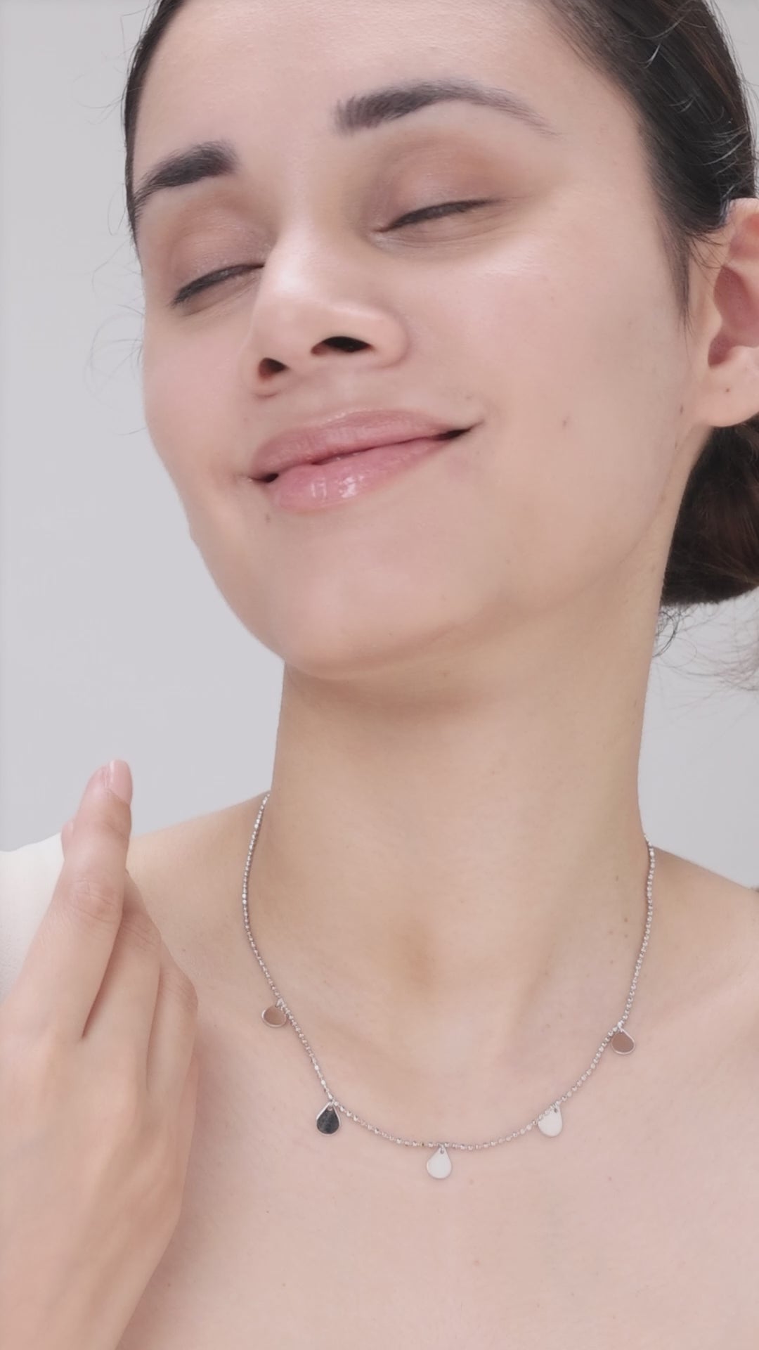 Silver 5-Oval Pendant