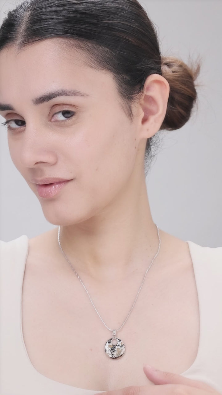 Silver Roma Pendant