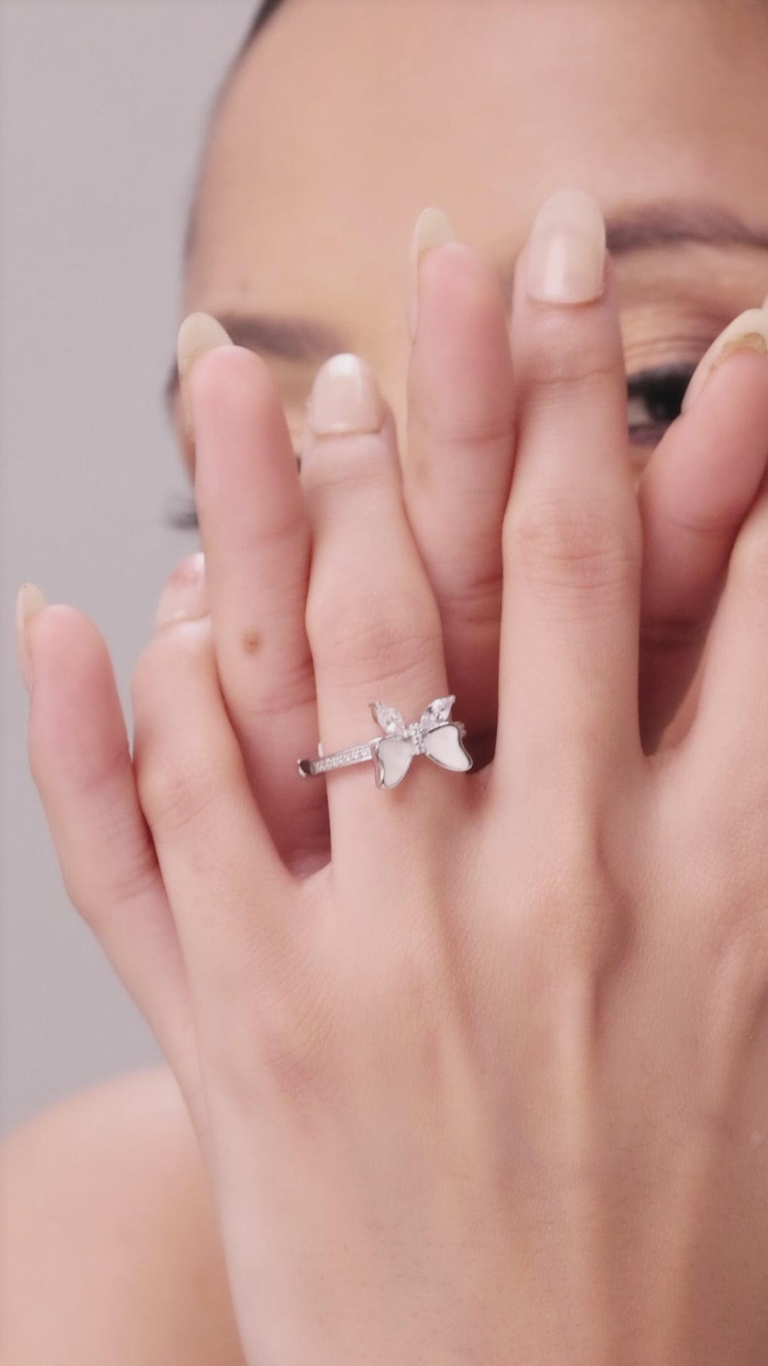 Sterling Silver Butterfly Ring
