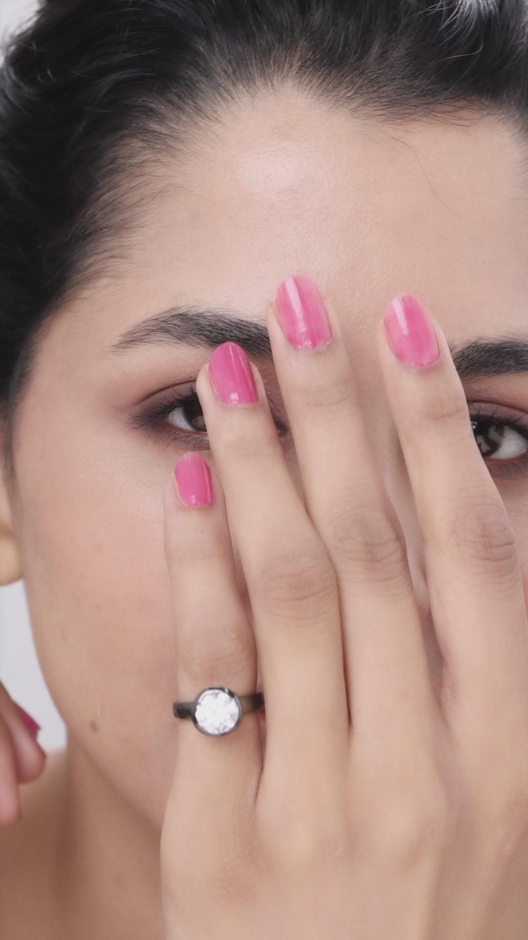Black Silver Diyna Ring
