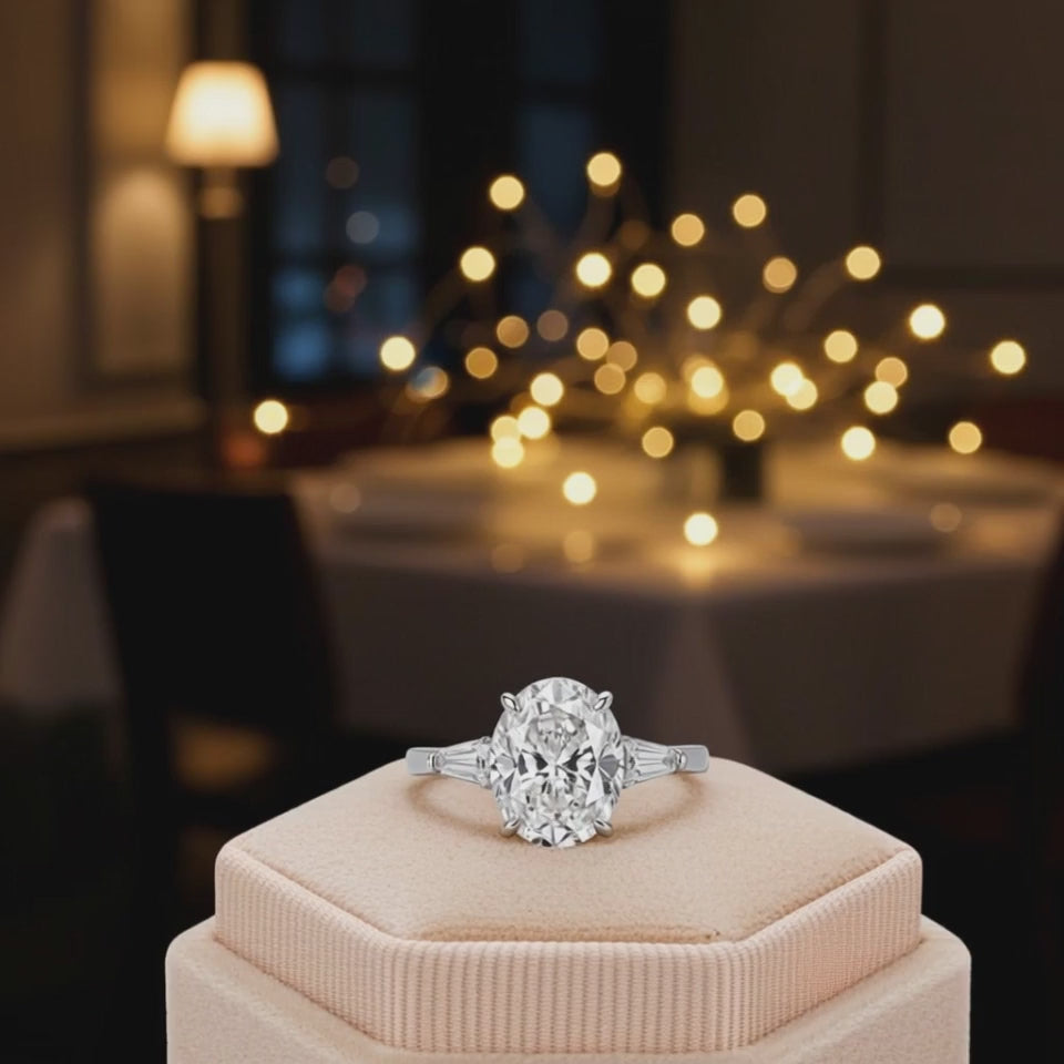 Sterling Silver White Diora Ring