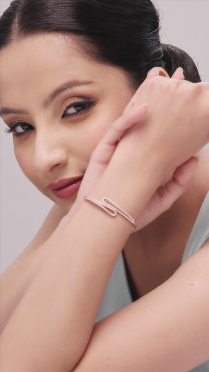 Sterling Silver The Royals Bracelet (Rosegold)
