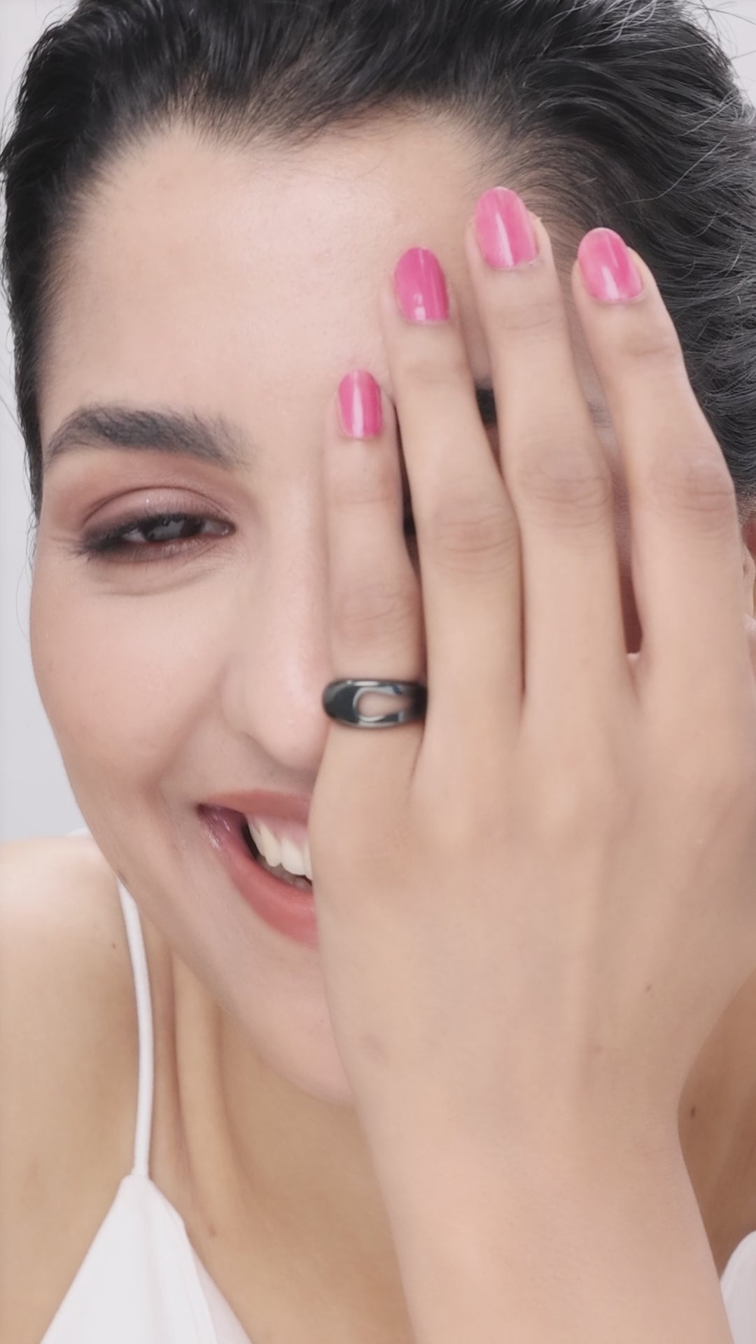 Black Silver Ranee Ring