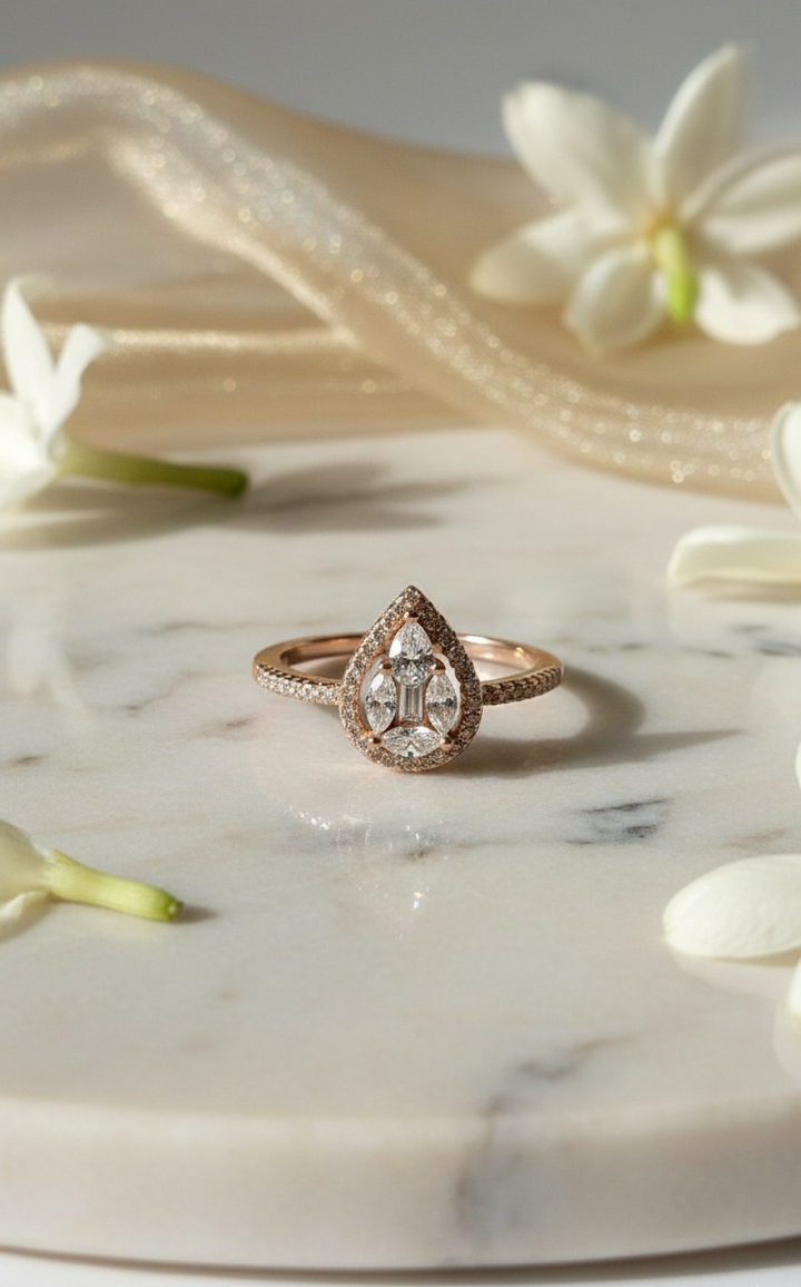 Silver Sepie Ring (Rosegold)