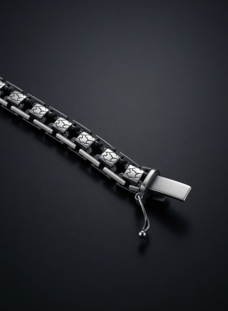Silver Zenith Link Bracelet (Men)
