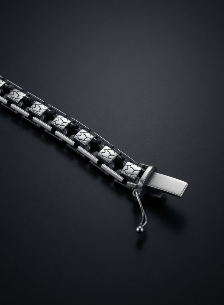 Silver Zenith Link Bracelet (Men)
