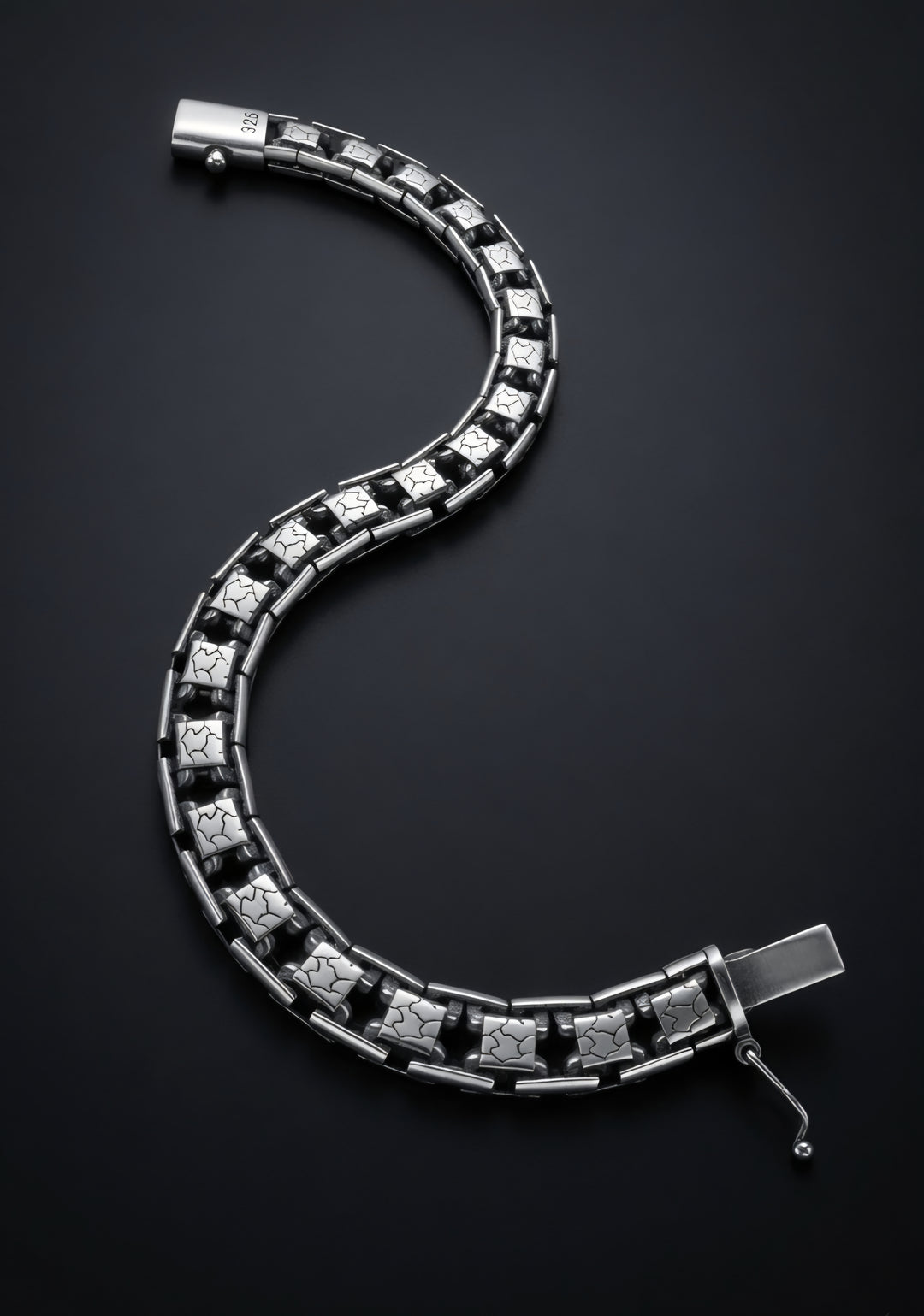Silver Zenith Link Bracelet (Men)