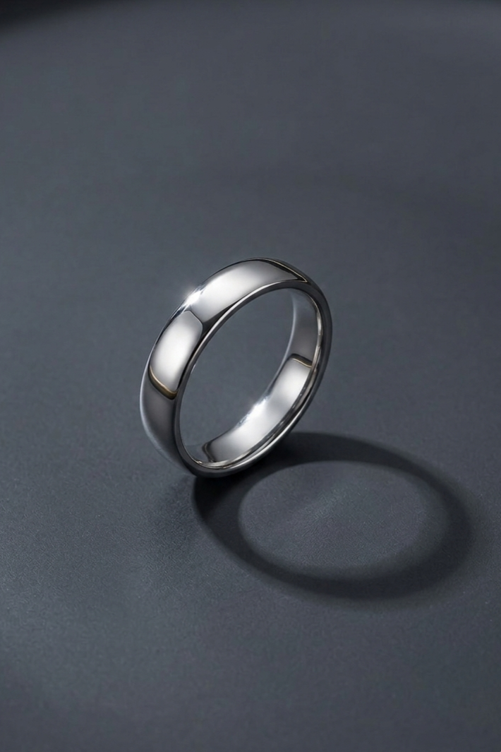 Silver Plain Ring (Unisex)